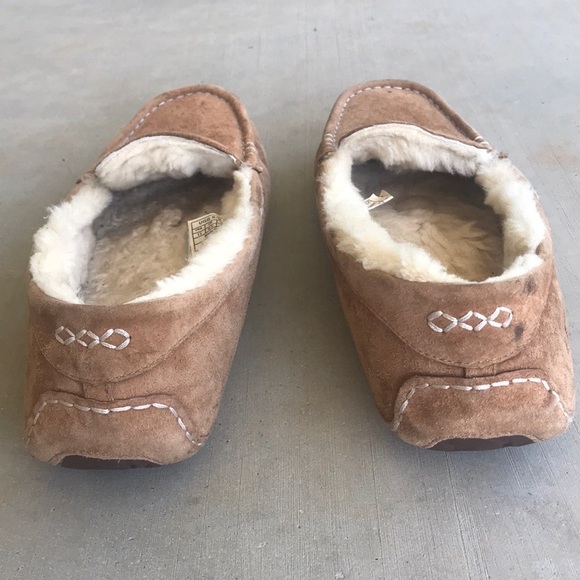 UGG Men’s Ascot Slipper Chestnut Shearling Lined - Picture 10 of 12